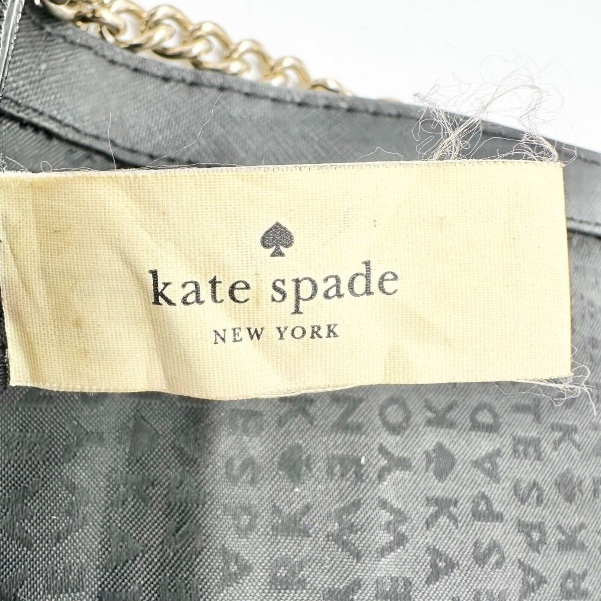 Kate Spade Crossbody Purse 10 x 6 x 2 Black Snap Closure Interior Pockets