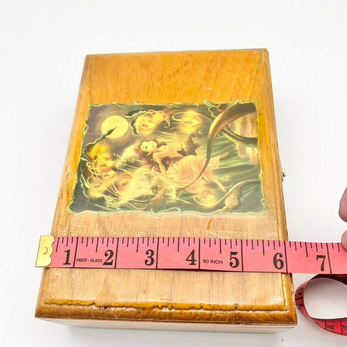 Upcycled Wooden Box Pixie Happily Ever After Storage Box Treasures