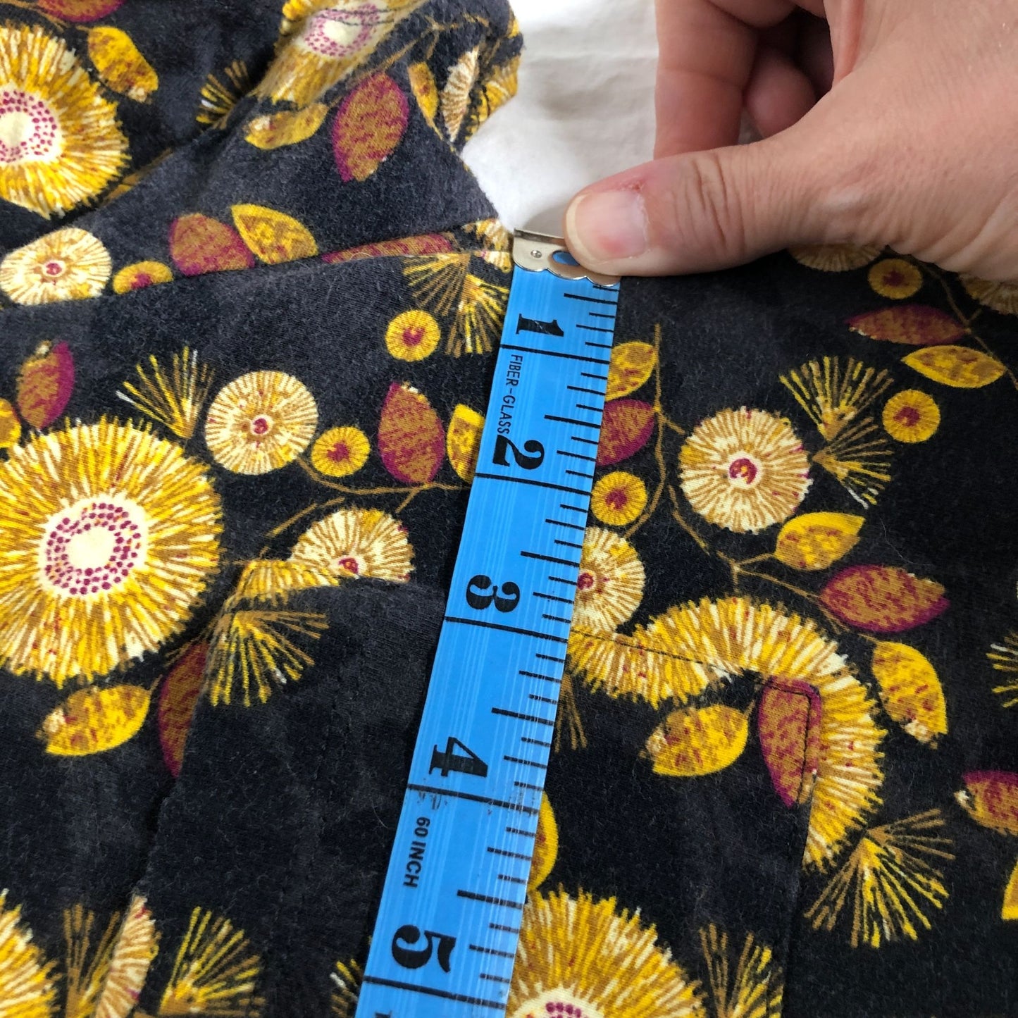 LuLaRoe Carly Dress XS Black with Yellow Floral Design