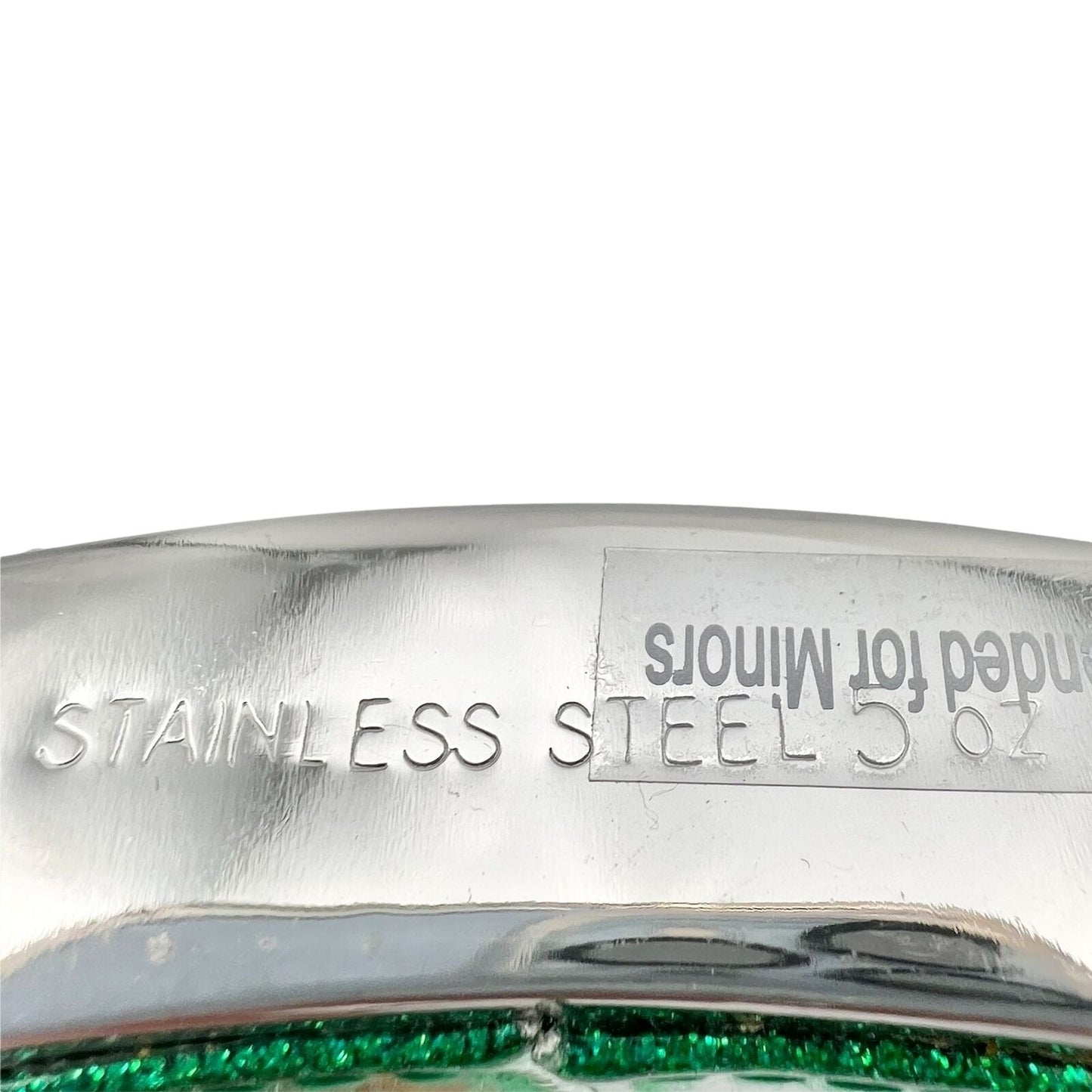 St. Patrick's Day Flask Green Let The Shenanigans Begin 5 oz Stainless Steel