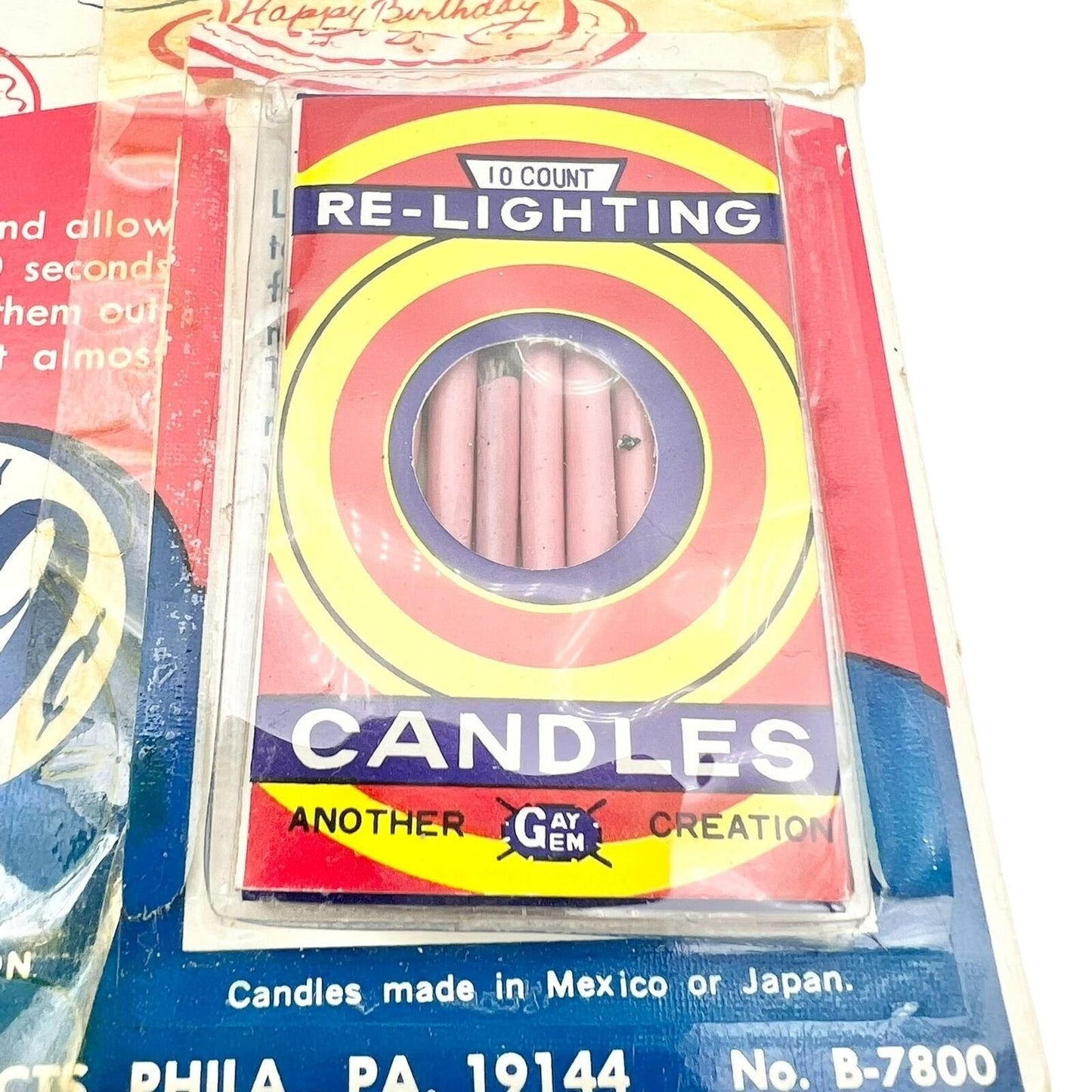 Vintage Magic Candles in Original Packaging Used