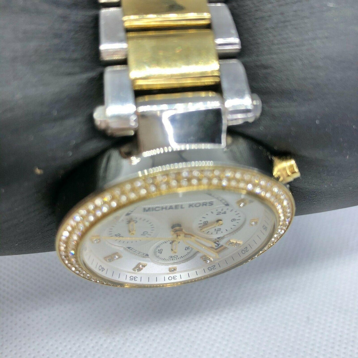 Michael Kors MK5626 Parker Two Tone Gold Silver Chronograph Women's Watch