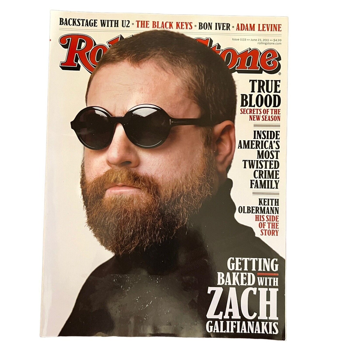 Rolling Stone Magazine Issue 1133 June 23 2011 Zach Galifianakis