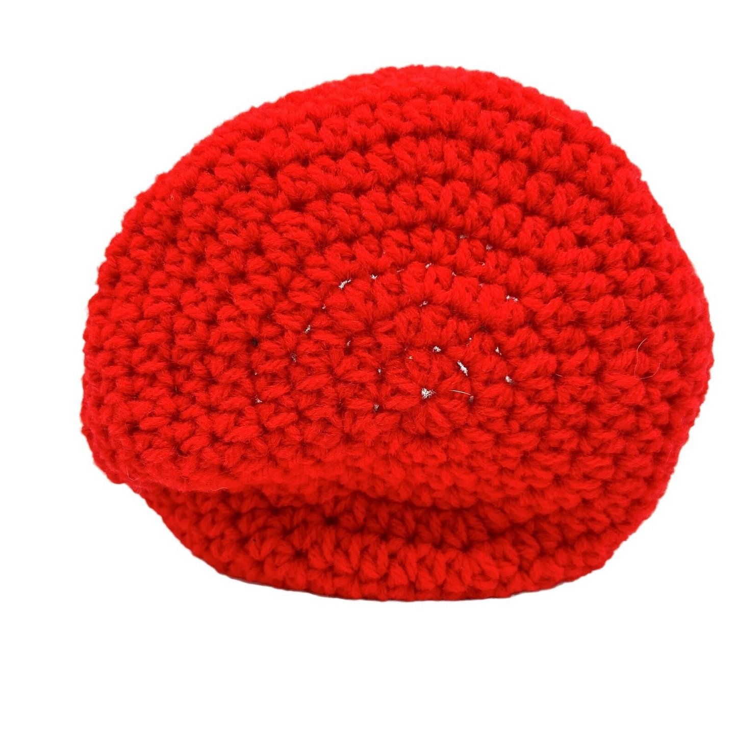 Handcrafted Crochet Bag Red Tomato Face Halloween Trick or Treat Bag