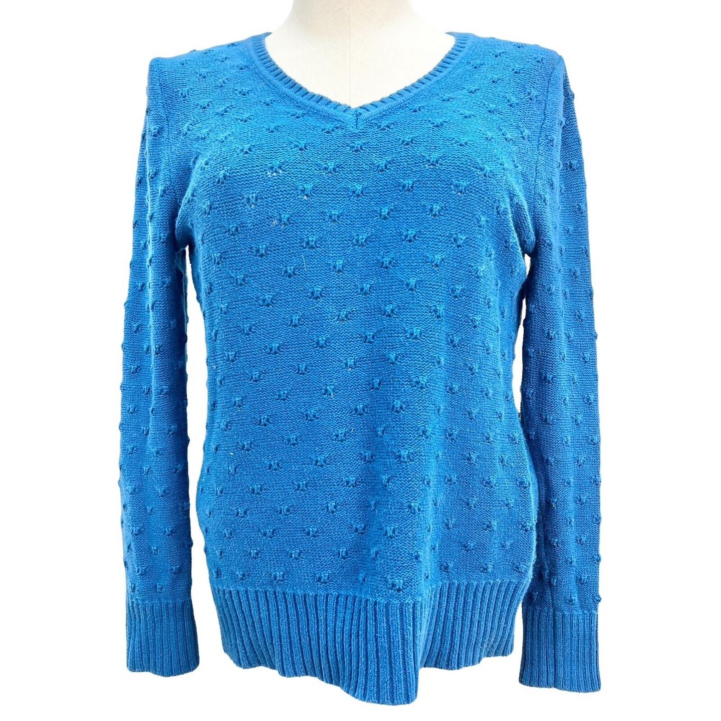 Studio Works Sweater Women's Small Blue Long Sleeves