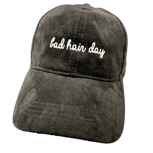 Bad Hair Day Baseball Hat Cap Katydid Black Polyester Adjustable