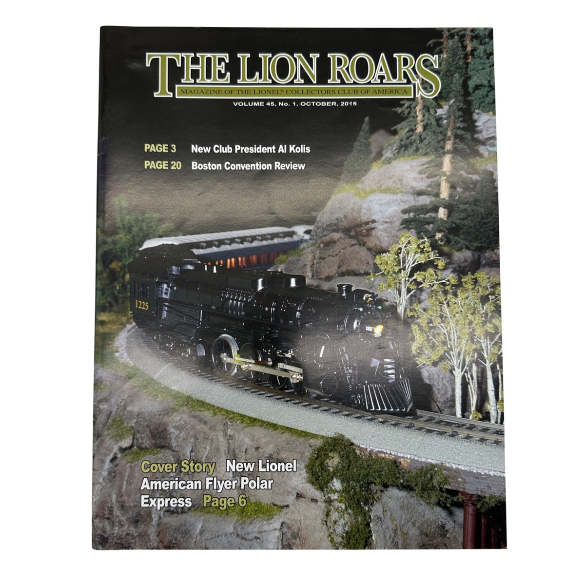 The Lion Roars 6 Pack Magazines Lot Vol 44-47, 50 Lionel Collectors Club America