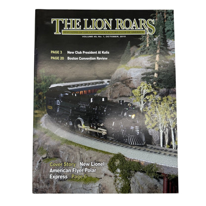 The Lion Roars 6 Pack Magazines Lot Vol 44-47, 50 Lionel Collectors Club America