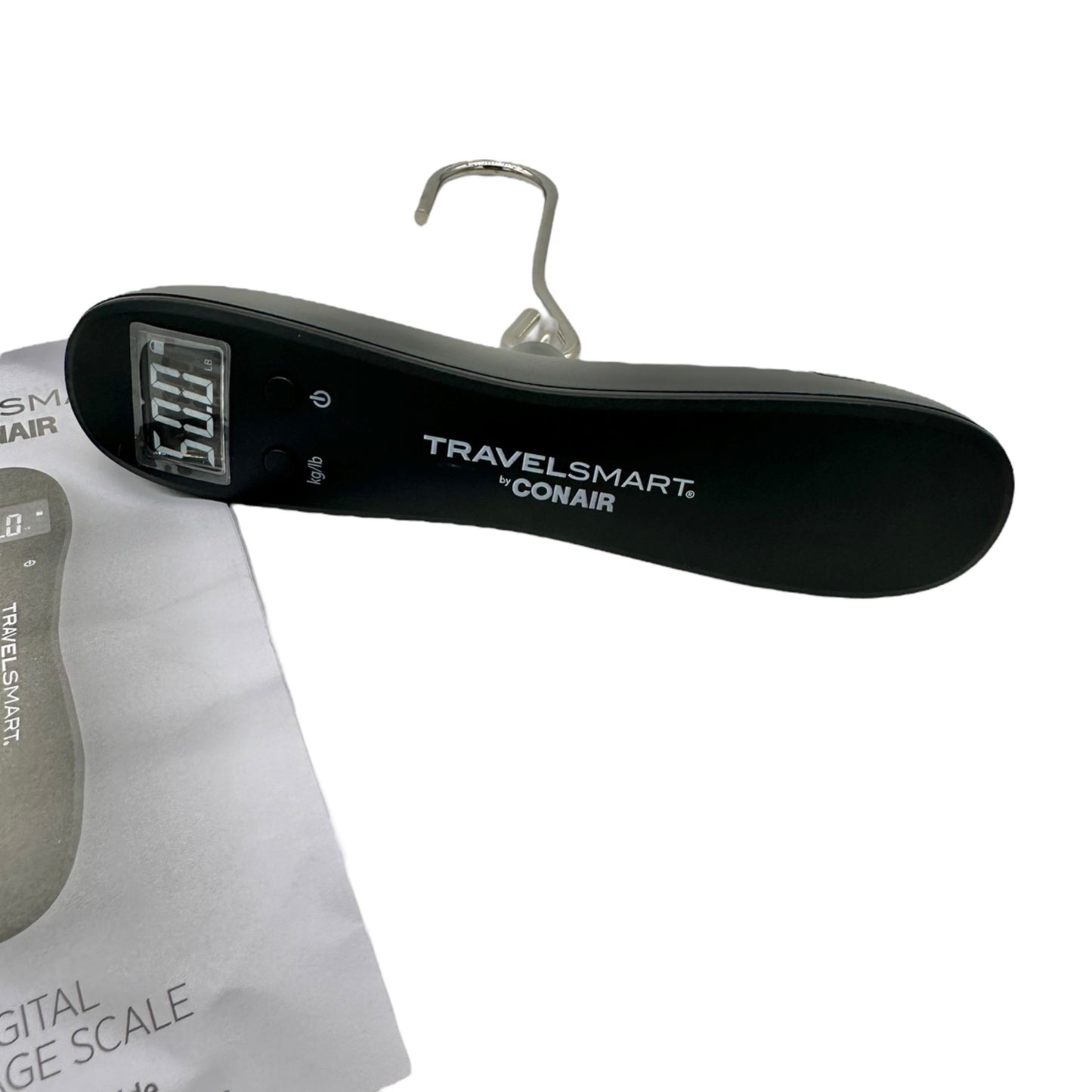 TravelSmart By Conair Digital Luggage Scale With Hook Compact Portable Easy Use