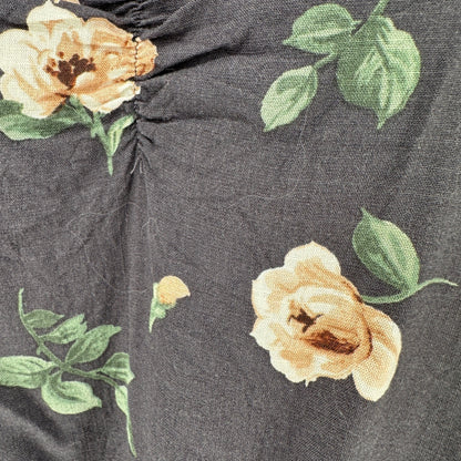 Torrid 2 Sophie Sleeveless Top Womens Dark Gray Floral Adjustable Strap 18-20