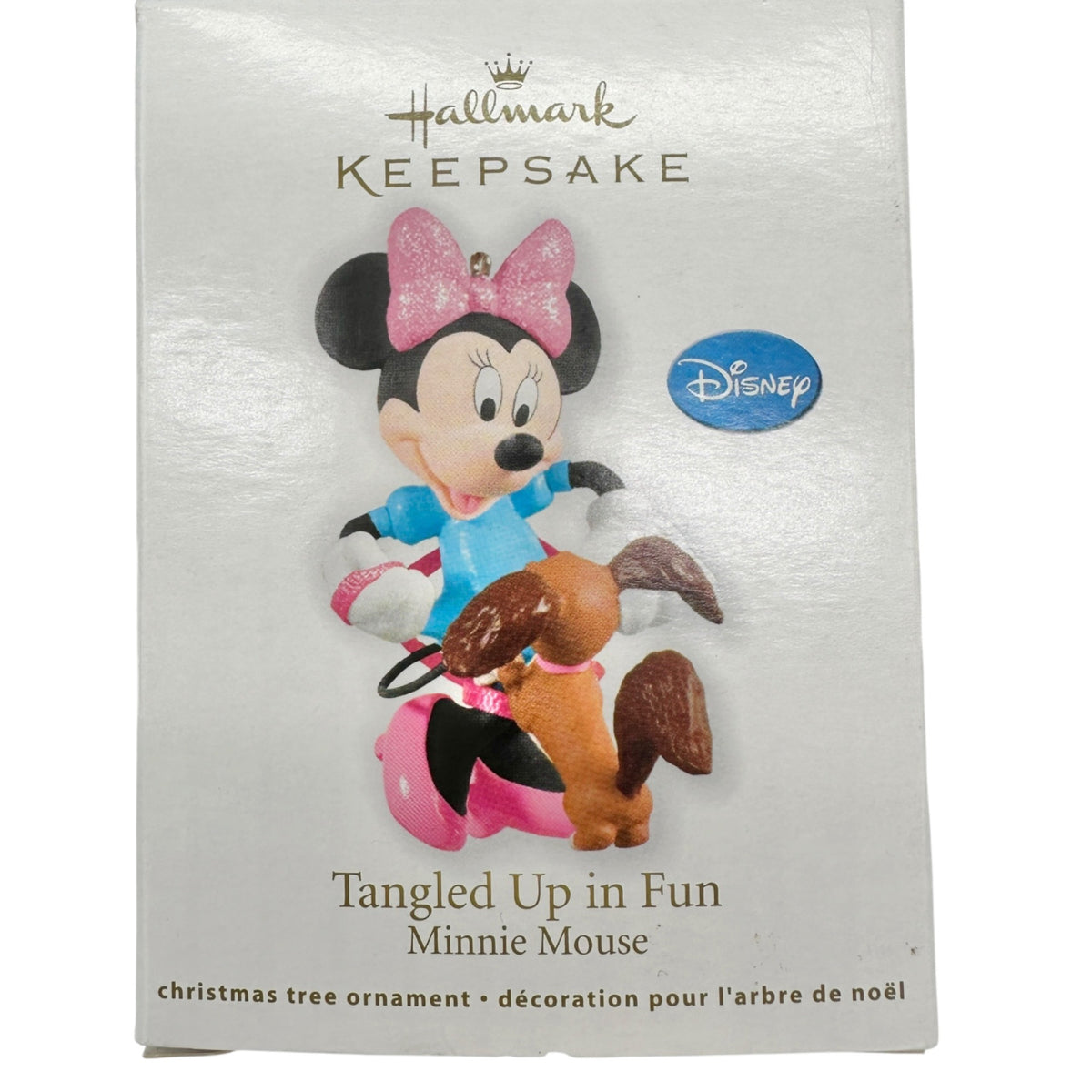 Hallmark Disney Minnie Mouse Tangled Up In Fun 2012 Keepsake Ornament Handcraftd