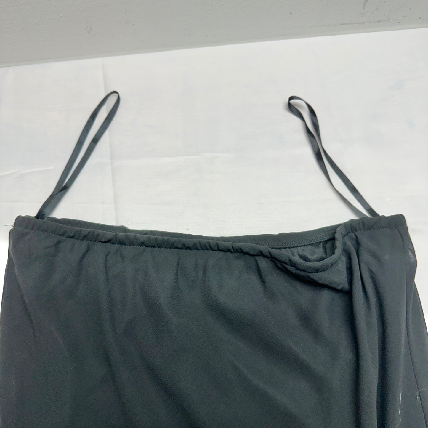 MSK Layered Chiffon Skirt Womens Size 12 Black Flowy Formal Fun Party Dancewear