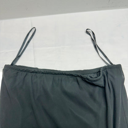 MSK Layered Chiffon Skirt Womens Size 12 Black Flowy Formal Fun Party Dancewear