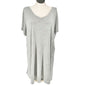 Womens Sleep Shirt Dress 3X Gray Love Graphic Modal Spandex USA Made 78 & Sunny