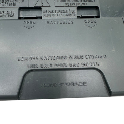 General Electric 72662C FM AM 2 Band Portable Receiver Radio Handle Cord Storage