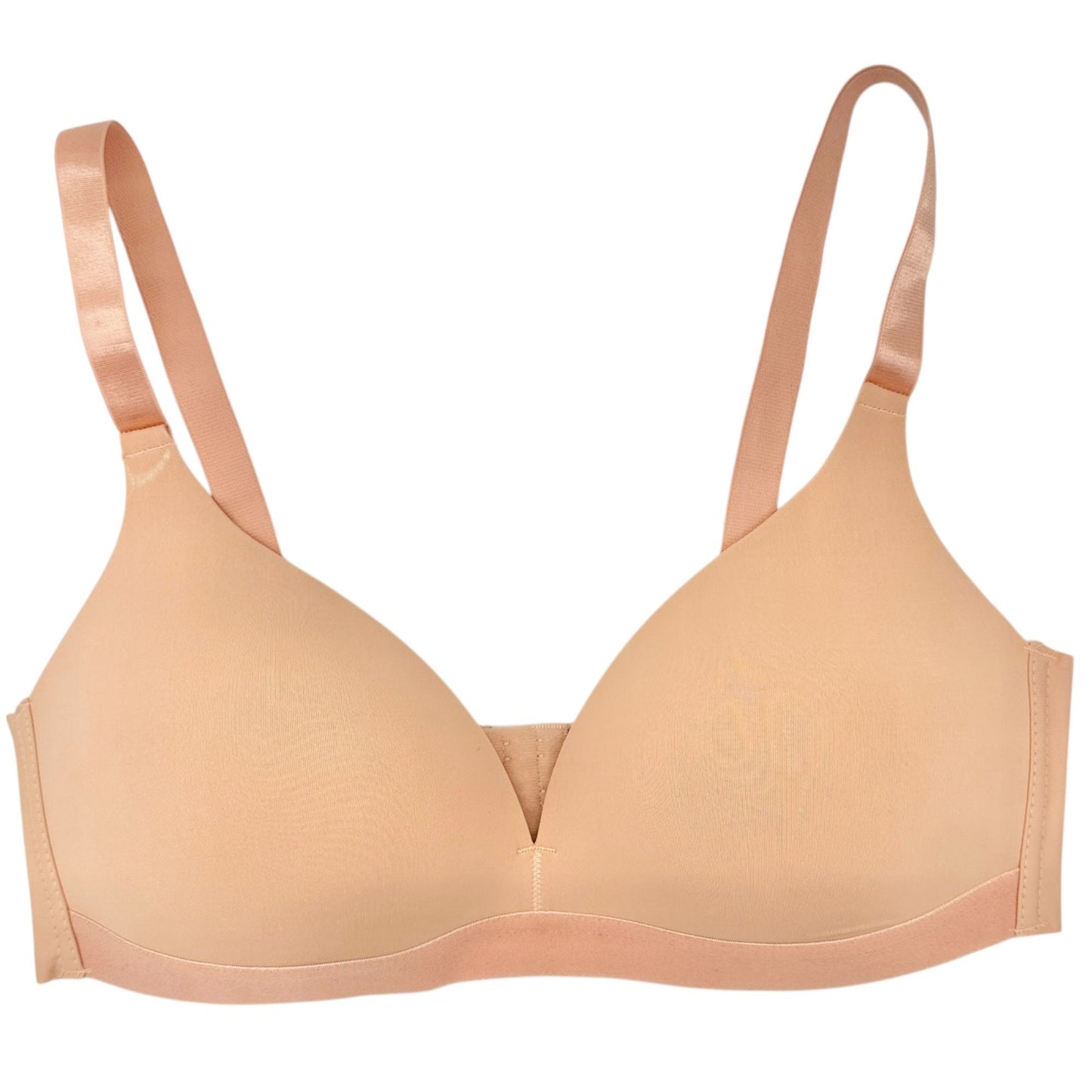 STRM Line Wireless Nude Bra 40C Intimates Soft Polyamide Spandex Blend Seamless