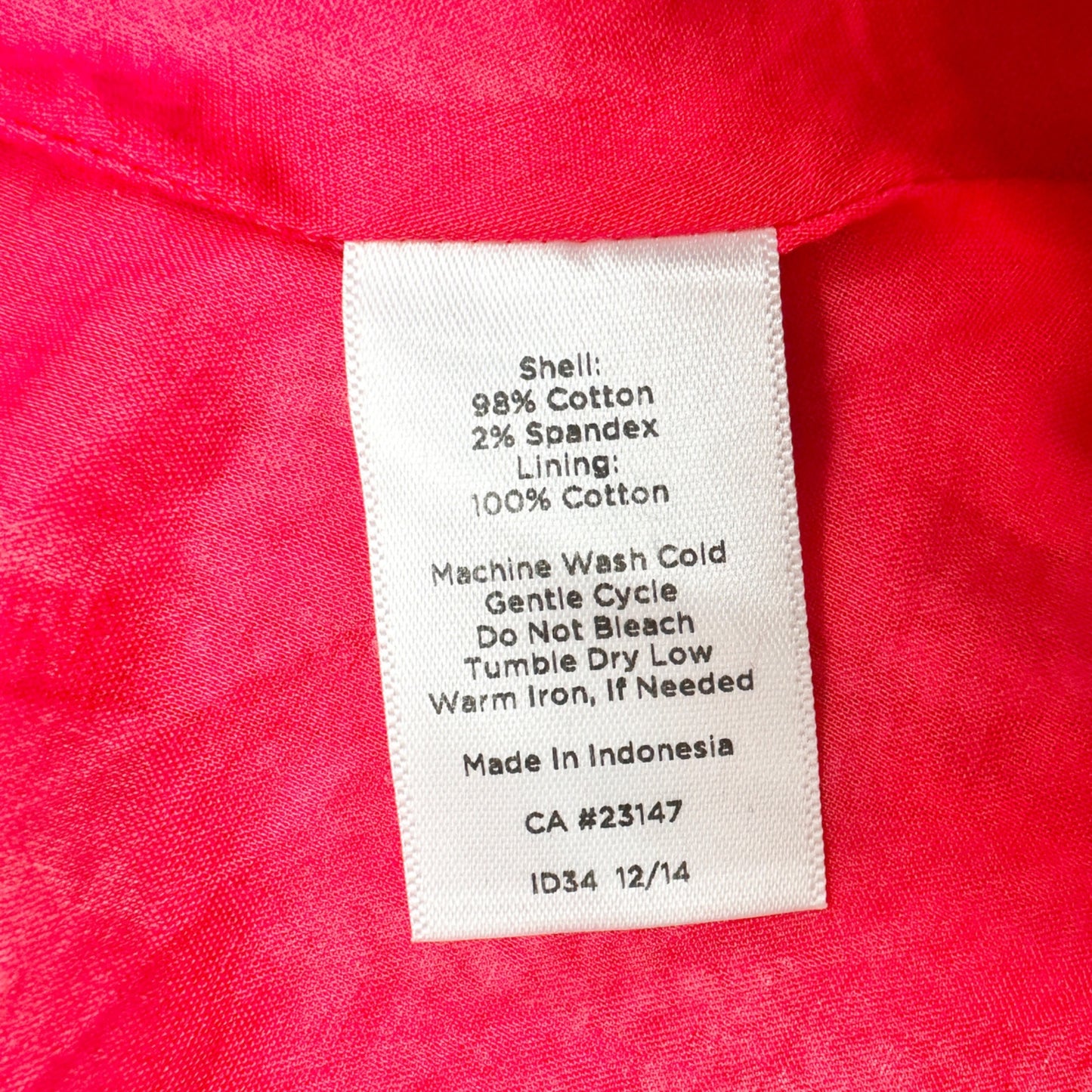 Talbots Sleeveless Dress Womens 14 Red Nautical Rope Pattern Lined Fit & Flare