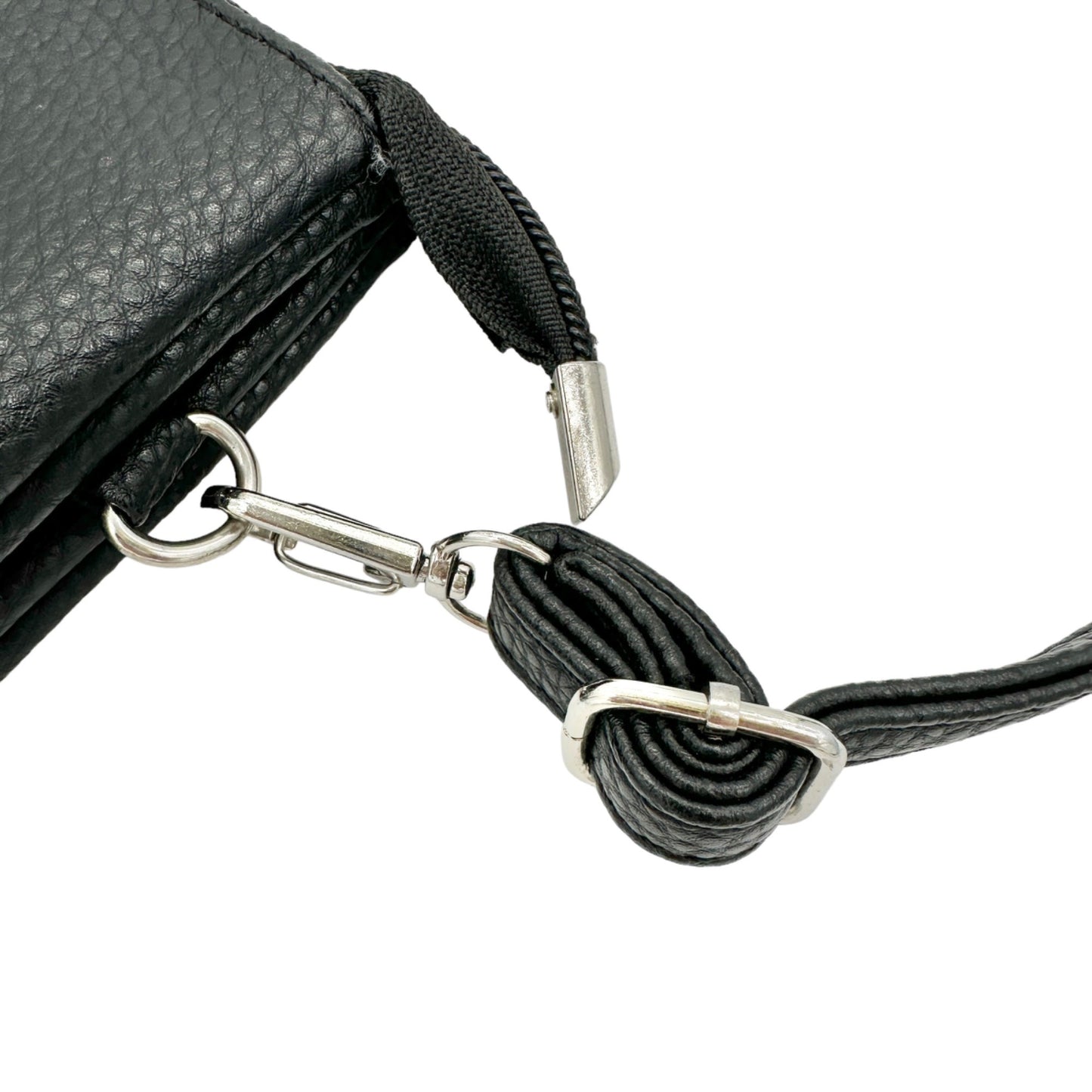 Crossbody Bag Purse Handbag Black Adjustable Strap Zipper Pockets