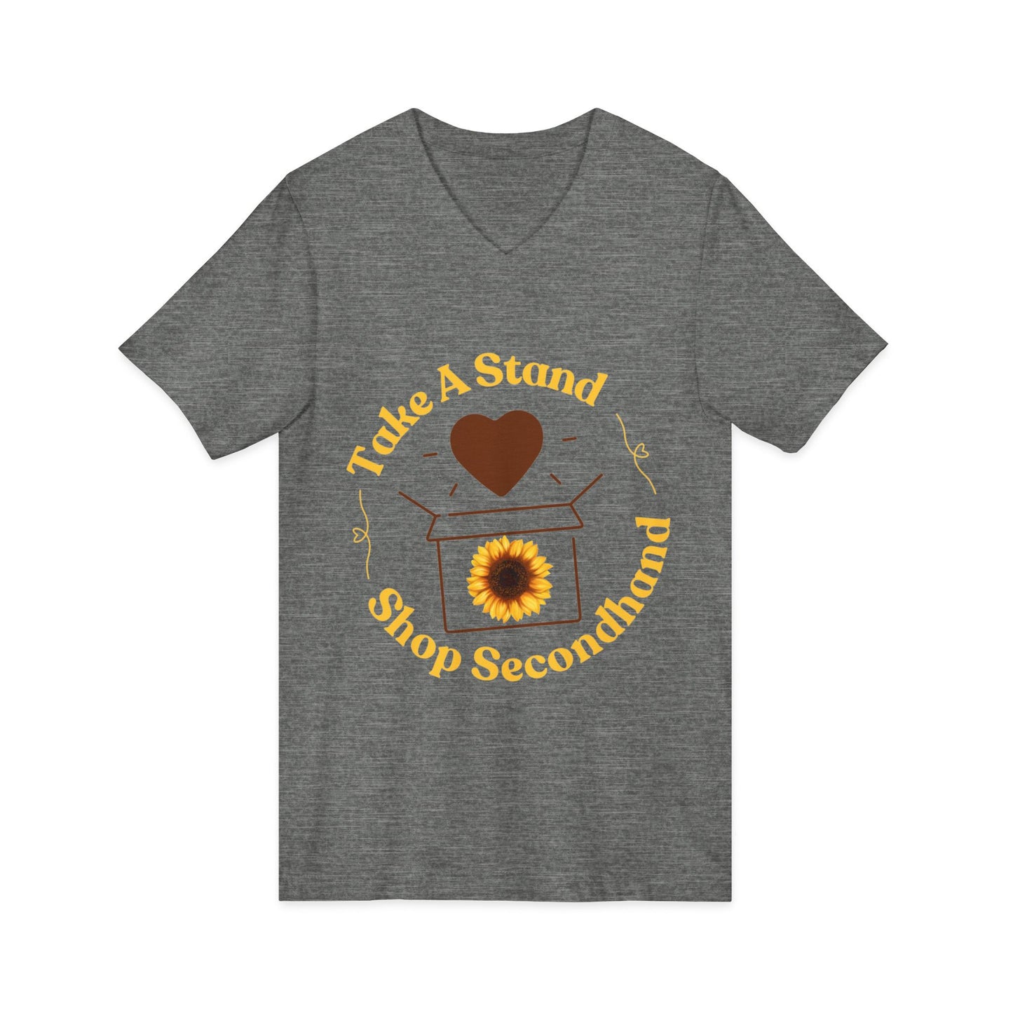 Unisex V-Neck Tee - Take A Stand Shop Secondhand