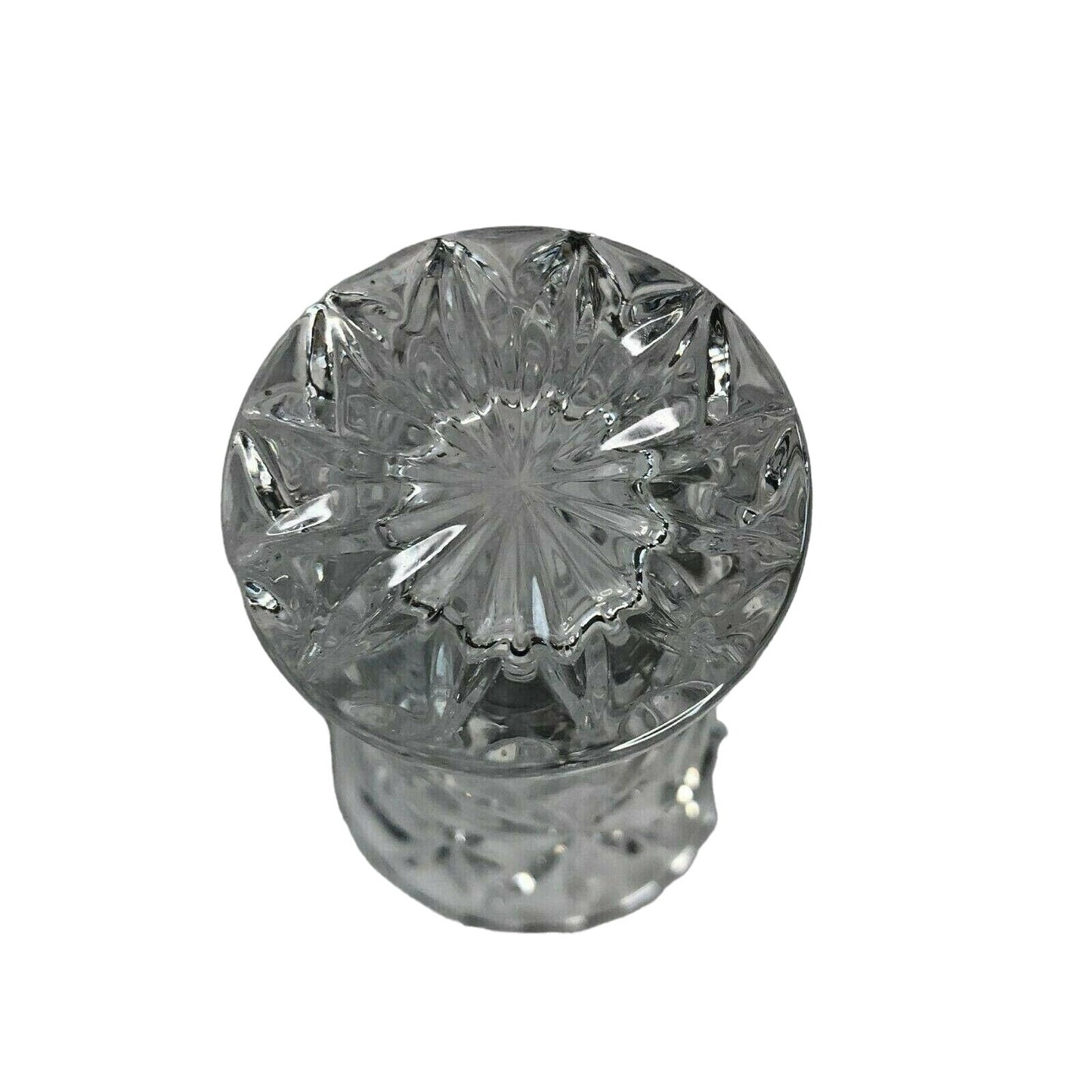 Lead Crystal 4" Tall Bud Vase Glass Flowers