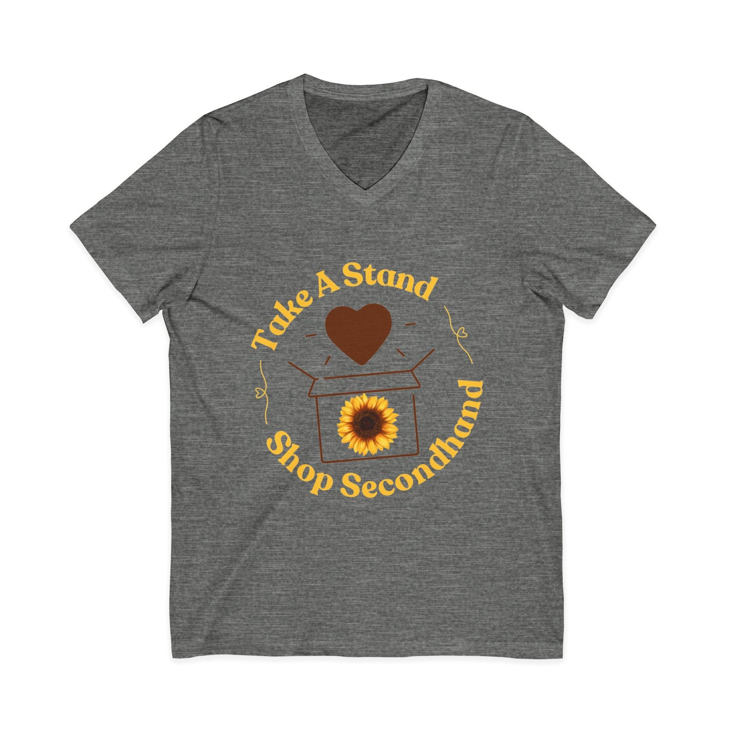 Unisex V-Neck Tee - Take A Stand Shop Secondhand