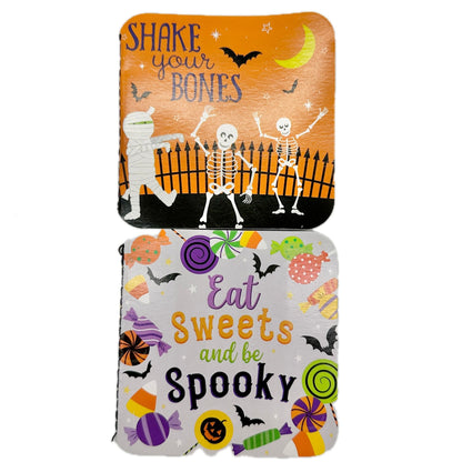 Set of 2 Halloween Mini Notebooks Blank Pages 3" x 3"