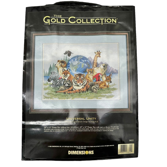 Dimensions 3822 UNIVERSAL UNITY Gold Collection Counted Cross Stitch Kit NEW