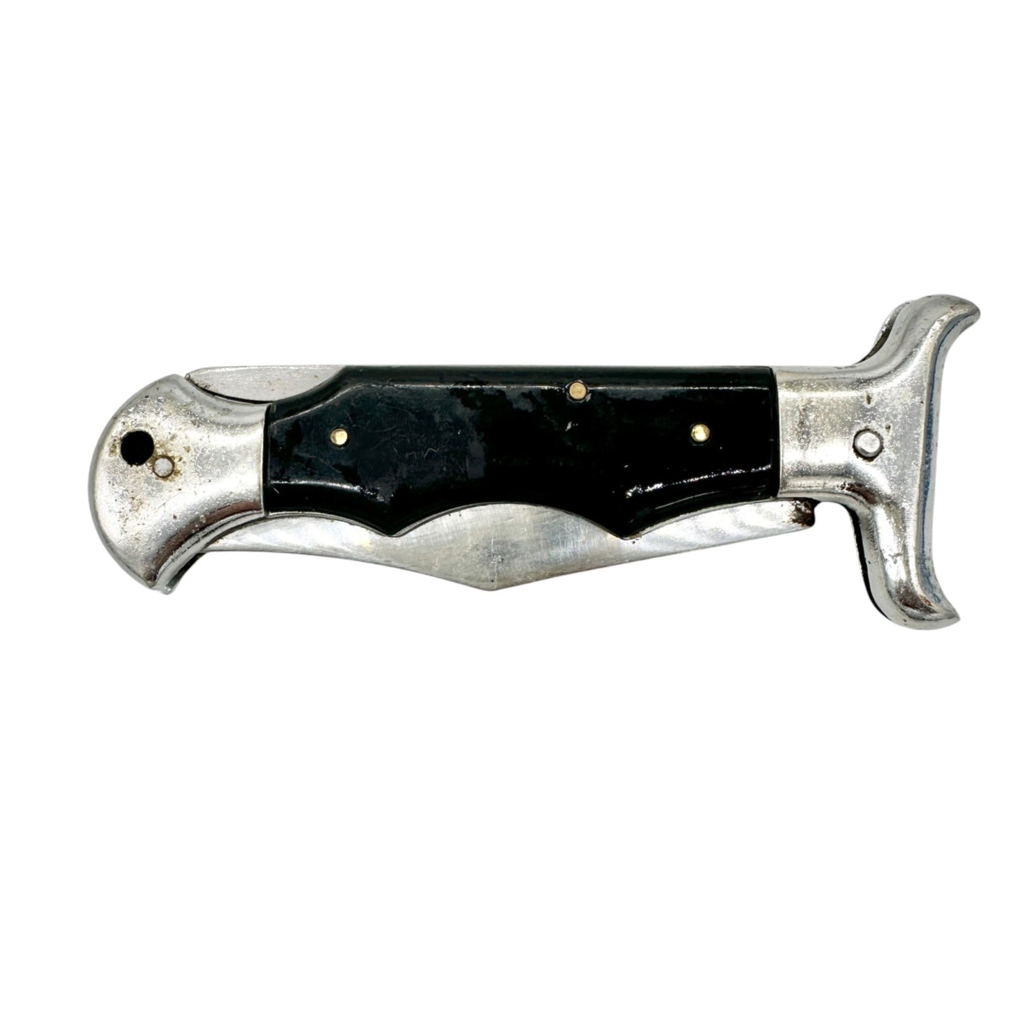 Vintage Folding Pocket Knife USA With American Flag 3.5 in Stainless Steel Blade