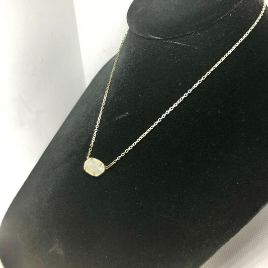 Kendra Scott Silver Tone Necklace with Stone Adjustable