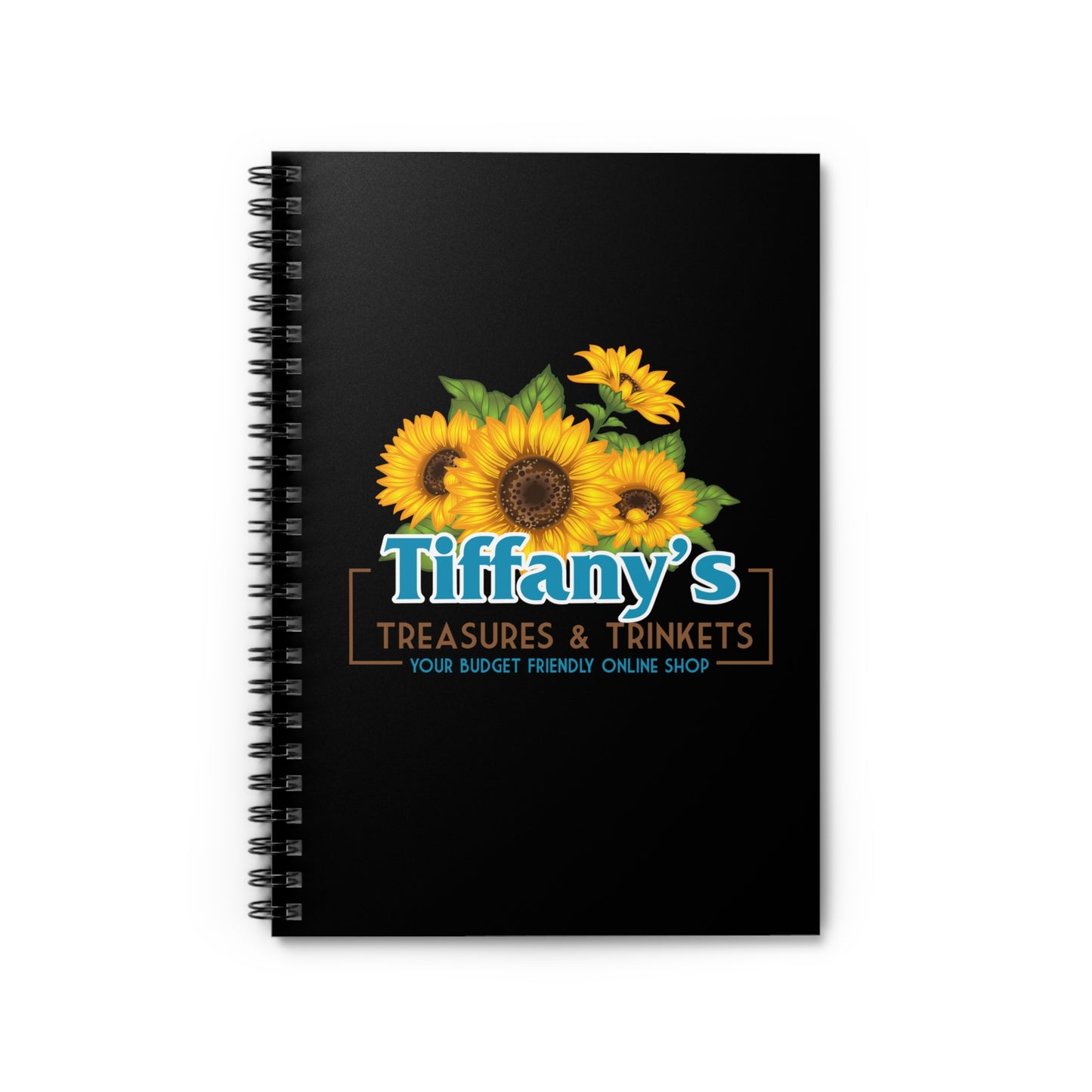 Notebook — Tiffany’s Treasures & Trinkets Logo Ruled Journal