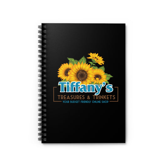 Notebook — Tiffany’s Treasures & Trinkets Logo Ruled Journal