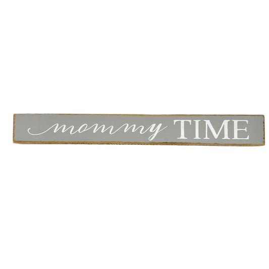 Spa Bath Accessories Wood Sign 16 x 2 Wood Mommy Time Rustic Farmhouse NWT