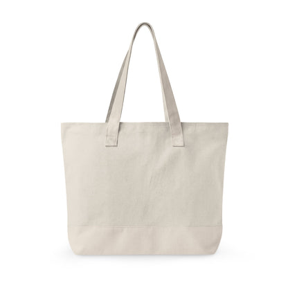 Zippered Canvas Tote Bag with Front Pocket - Thrifting is my Therapy
