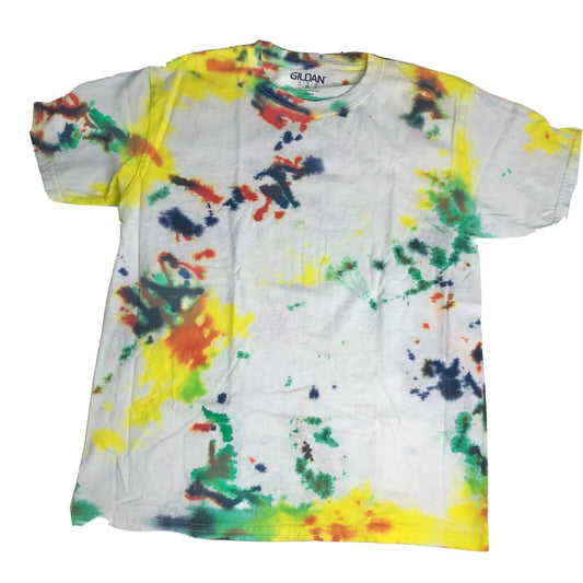 Gildan Tie-Dye Short Sleeve Youth Medium (10/12) New Splatter