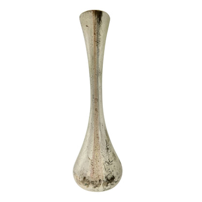 Vintage Silver Plated Vase With Handle Made In Hong Kong 7 inches Tall