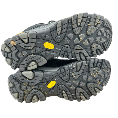 Merrell Moab 3 Mid GTX Hiking Boots Womens 10M Black Grey Waterproof Vibram Sole