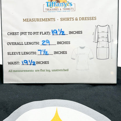 Pittsburgh Steelers Tshirt Size M Six-Time Super Bowl Champion Black NFL Apparel