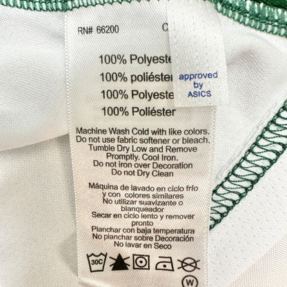 Asics Motion Dry Tank Top Womens XL Green White Lightweight Breathable Athletic