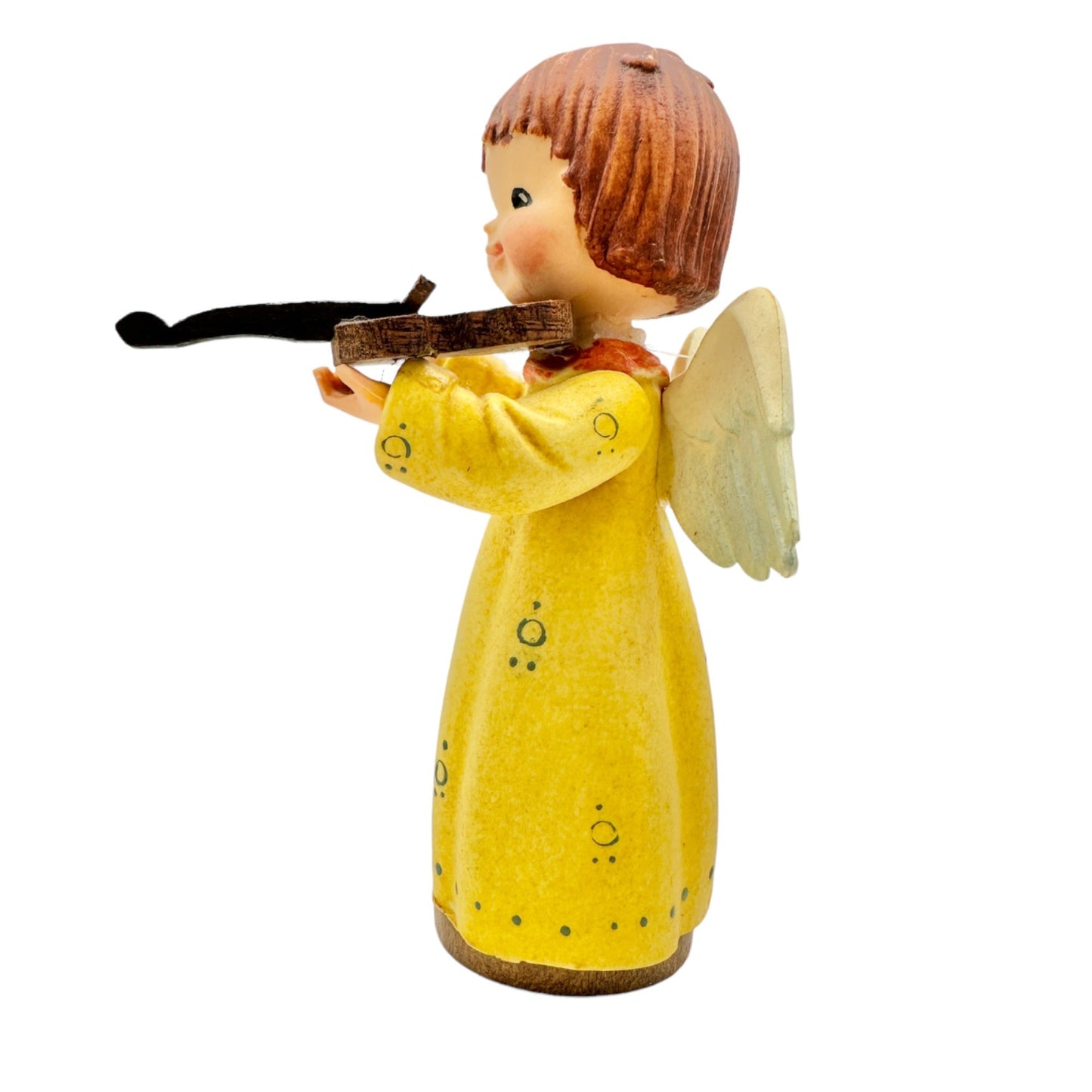 Vintage Figurine Angel Playing Violin 3.5 inch