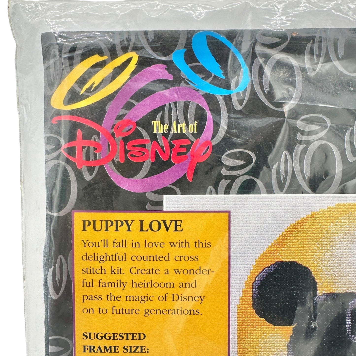 Disney PUPPY LOVE Cross Stitch Kit Complete Set Mickey and Minnie Mouse NIP