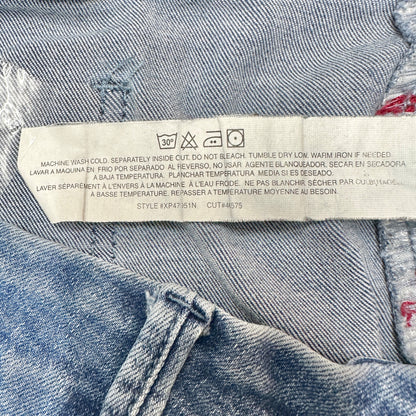 Royalty For Me Denim Jeans Womens Size 18W Curvy Fit Distressed Light Wash
