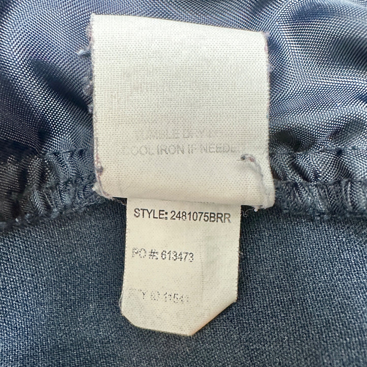 Briggs New York Pants Womens 16W Blue Elastic Waist Wide-Leg Relaxed Fit