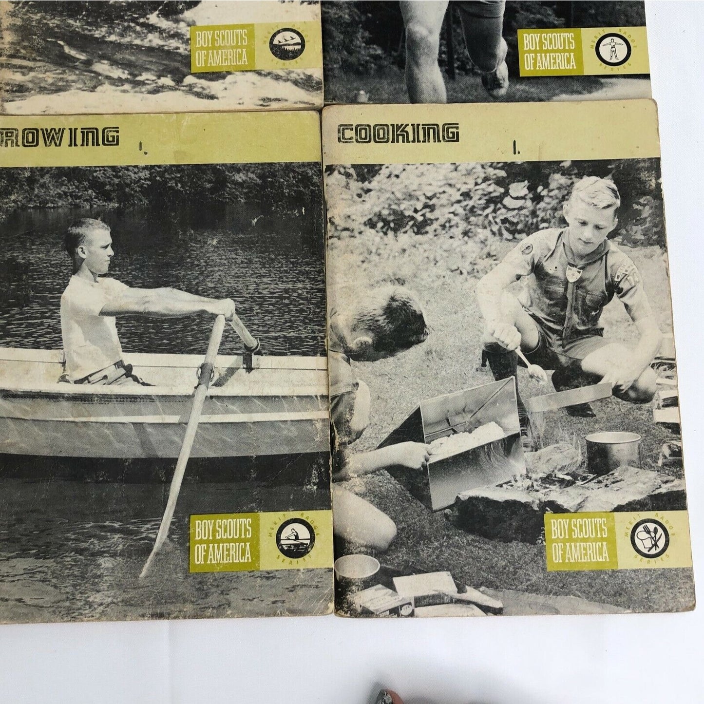 Boy Scout Books Bundle of 6 vintage from 1970s E prep, Personal Fitness More