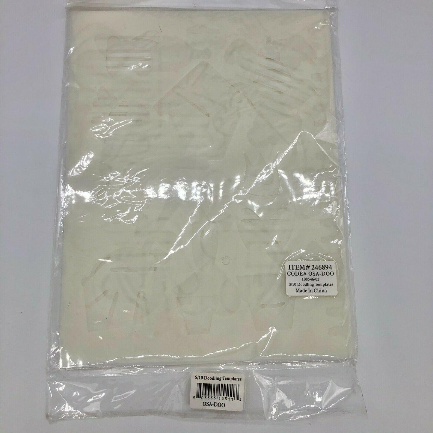 Pkg of 10 Doodling Templates Baby Flower Butterfly Designs Patterns NEW