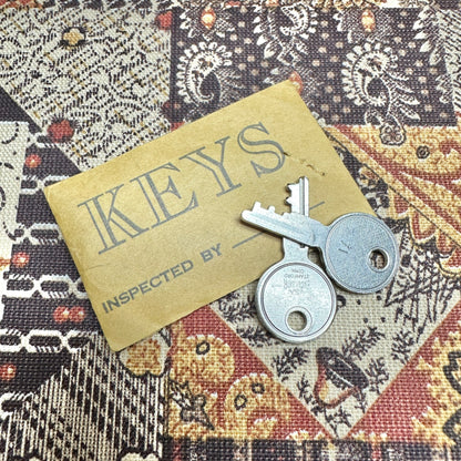Vintage Patchwork Tapestry Briefcase With Handle Key Lock Keys Included 17x12x3