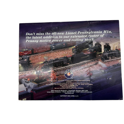 Lionel Pennsylvania M1a 4-8-2 Locomotive Brochure 2002 Ed 3/5 Model Train Guide