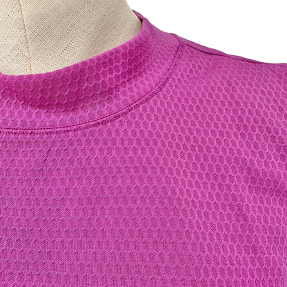 DSG Mesh Tank Top Womens XL PInk Lightweight Athletic Poly Sleeveless High Neck