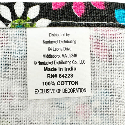 Day Of The Dead Embroidered Kitchen Towels Floral Trim Set Of 2 Sugar Skulls