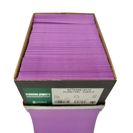 Wasau Papers Astrobrights Envelopes A-6 Planetary Purple 260 Qty in Box