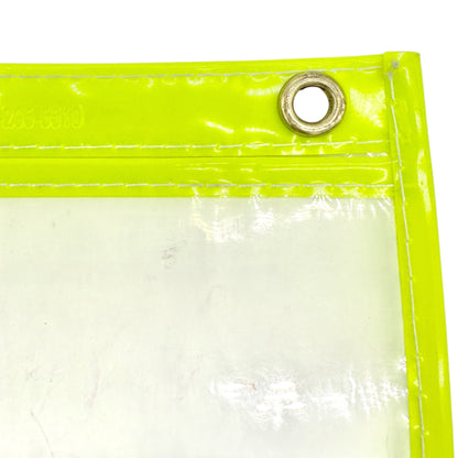 Pack of 25 Plastic Job Jackets 3 Hole Top Opening 5 ea of 5 Colors 16.5" x 13.5"
